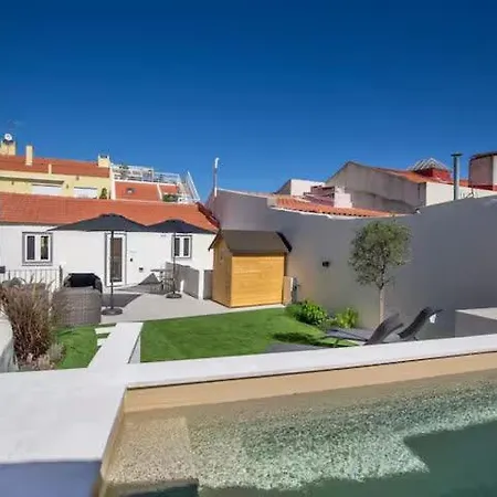Апартаменти Pool-lisbon City Centre-garden-wifi-1d